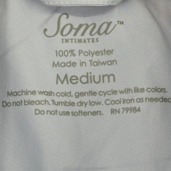 Soma Intimates Women's Light Blue  Zip-Up Vest vented Pockets sz  Medium new $69 - Picture 2 of 8